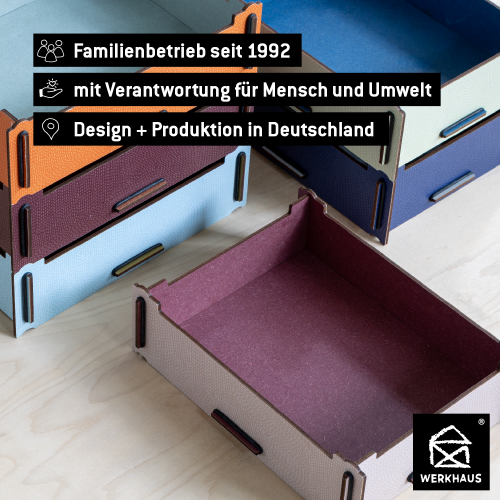 3er-Set - Aufbewahrungsbox klein: Design und Produktion in Deutschland