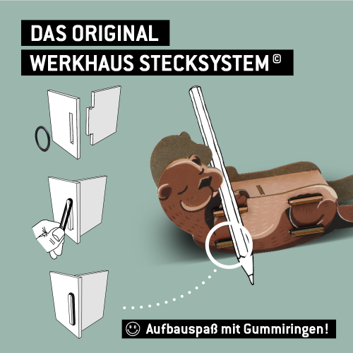 Stiftebuddy Otter Lotti als Geschenk für Schule, Büro und kreative Projekte