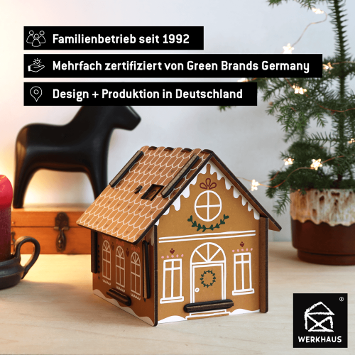 Adventskalender Lebkuchenhaus: Design und Produktion in Deutschland