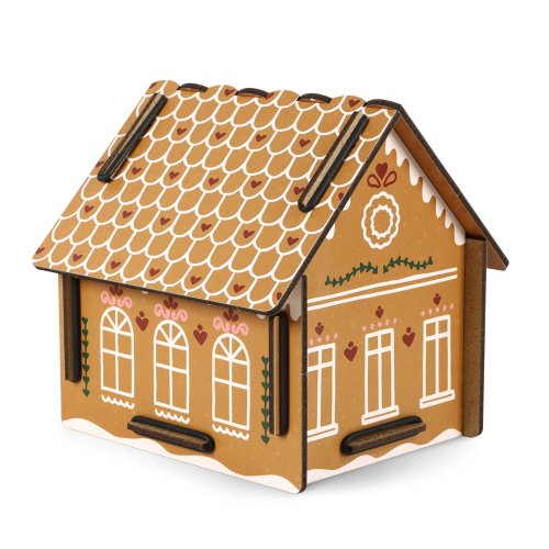 Adventskalender-Haus zum selber Befüllen