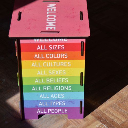 Welcome Hocker zum Sitzen