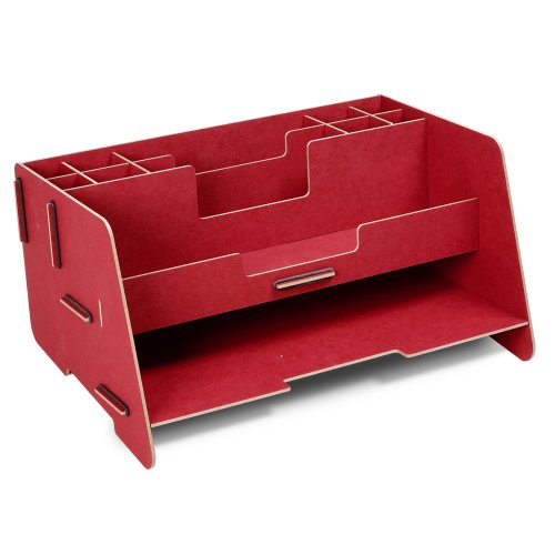 Schreibtisch Organizer Basic in Rot