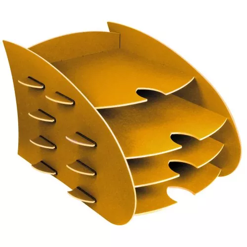 Ablagefach Din-A4 und A5 gelb