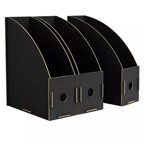 drei Stehsammler in schwarz