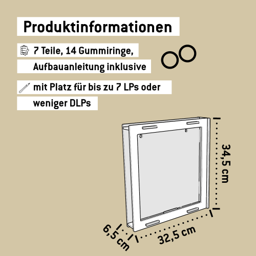 Maße LP-Bilderrahmen