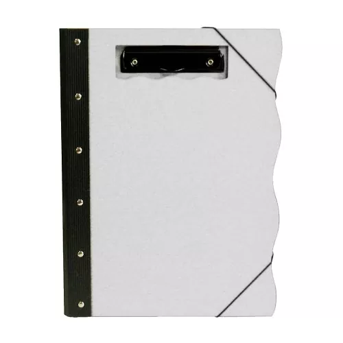 Klemmmappe bunt weiß