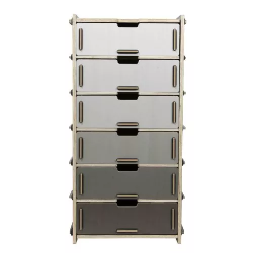 Regal mit 6 Schubladen