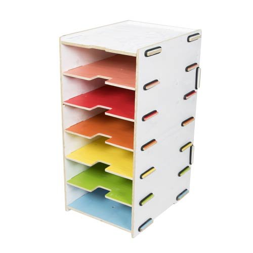 6er Tower | Ablagemodul weiß