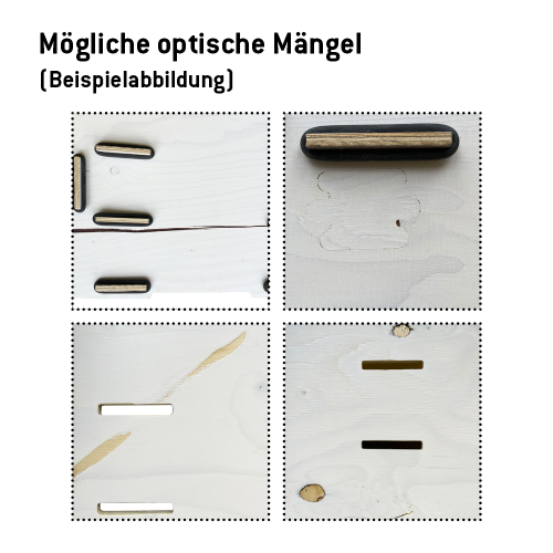 Übersicht optische Mängel Tower