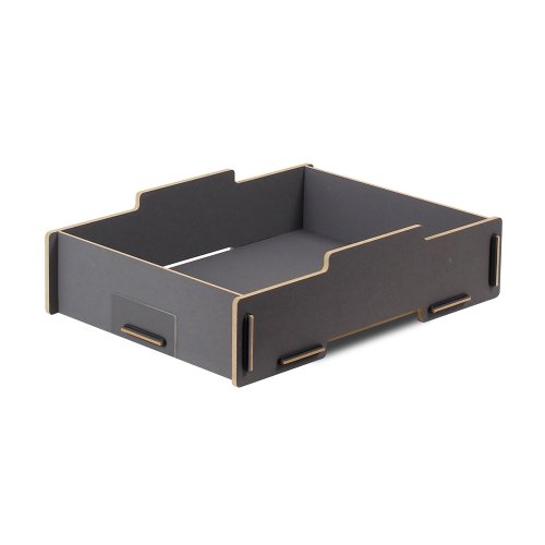 Graue Aufbewahrungsbox
