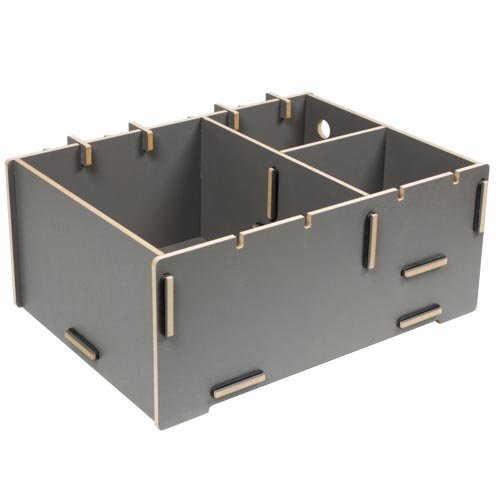 Organisationsbox mit drei Fächern