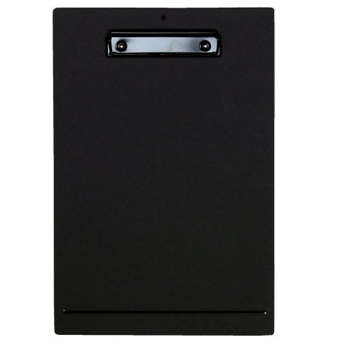 Klemmbrett mit Gummiband schwarz