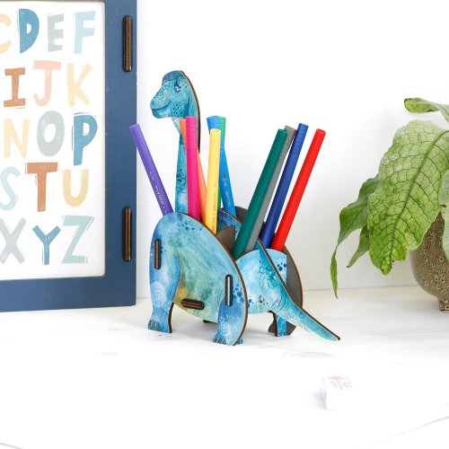 Langhals Dino als Stiftebox