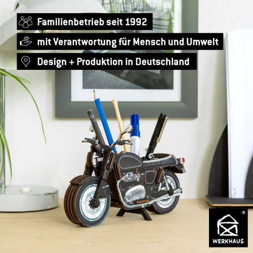 Motorrad-Stiftehalter