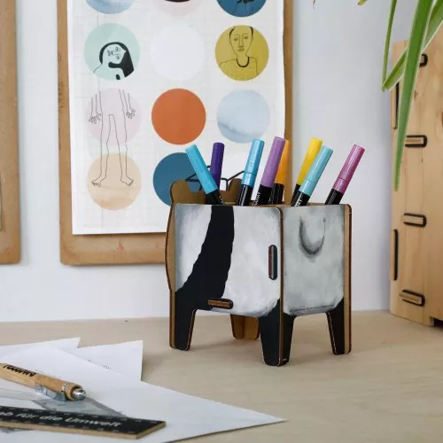 Stiftebox im Panda Design