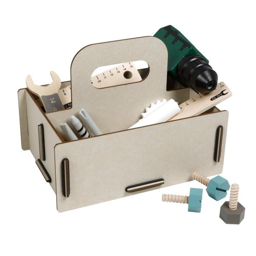 Kleine Tragekiste für Spielsachen