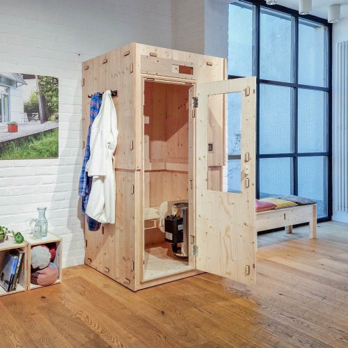 Indoor-Sauna von WERKHAUS destinature