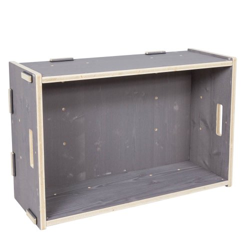 Regalbaustein für erweiterbare Bücherregale aus Holz | Regalsystem WERKBOX