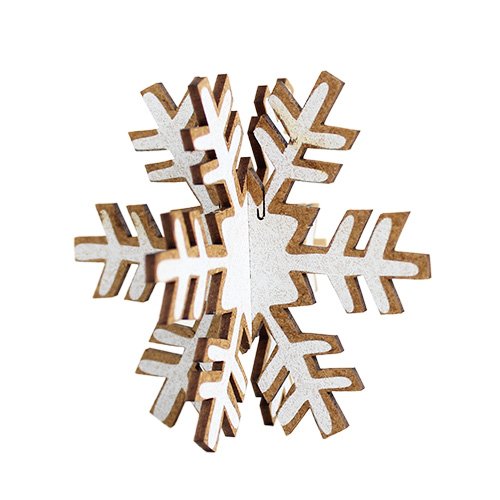 Weihnachtsbaumschmuck Schneeflocke von WERKHAUS