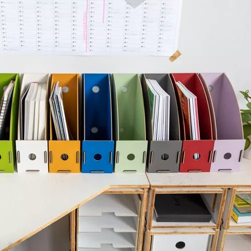 Stehsammler in verschiedenen Farben