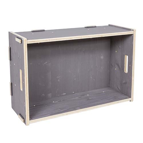 Regalbaustein für erweiterbare Bücherregale aus Holz | Regalsystem WERKBOX Regalbaustein für erweiterbare Bücherregale aus Holz | Regalsystem WERKBOX