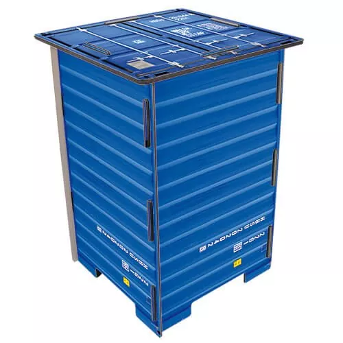Container Hocker | blau