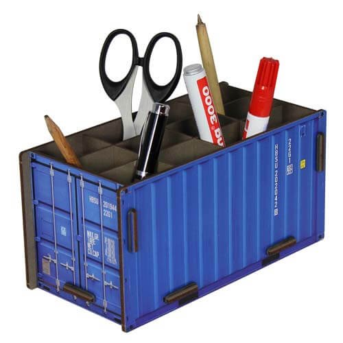 Container Stiftebox blau | WERKHAUS