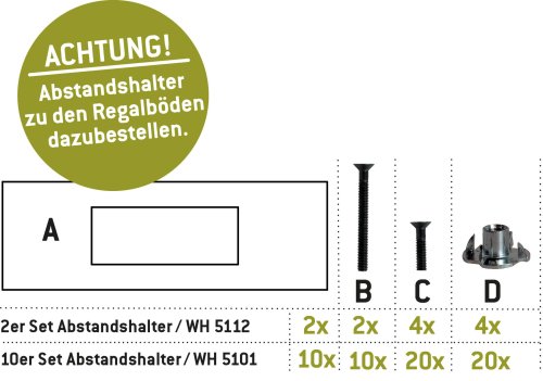 Technische Zeichnung - WERKBOX Abstandshalter