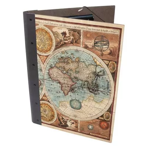 Klemmmappe mit Hardcover als Reisetagebuch und Reisemappe | WERKHAUS