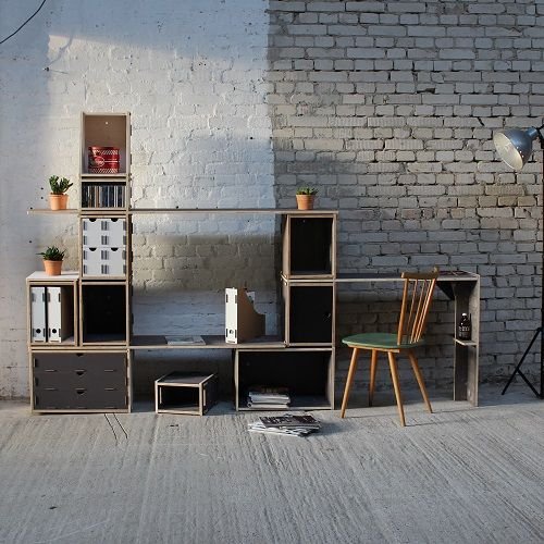 Beispiel von einem Schreibtisch mit Regal Beispiel von einem Schreibtisch mit Regal