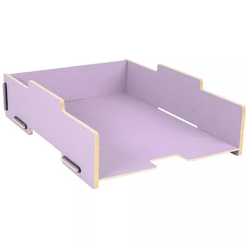 Stapelbare Briefablage Helllila