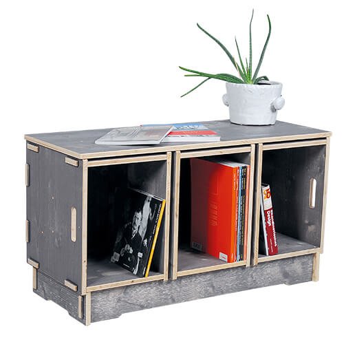 3er Sideboard aus Holzkisten | Regalsystem WERKBOX