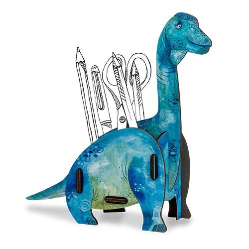 Stiftebox Brachiosaurus ist der Langhalssaurus als Organizer für den Schreibtisch | WERKHAUS