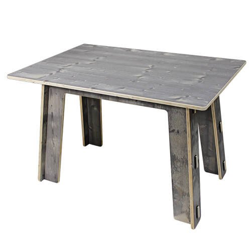 Tisch Rechteck aus Holz mit Stecksystem | WERKHAUS