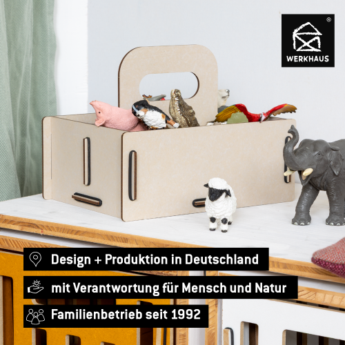 Tragekiste für Spielzeugfiguren