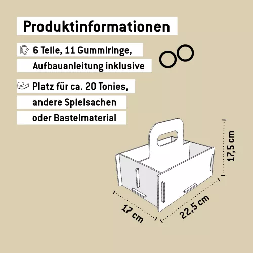 Tragekiste mit Stecksystem