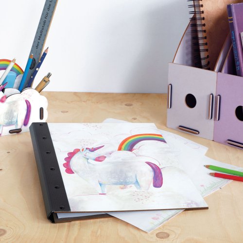Mappe mit illustriertem Einhorn