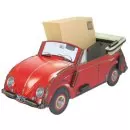 Zettelbox VW Käfer - Rot