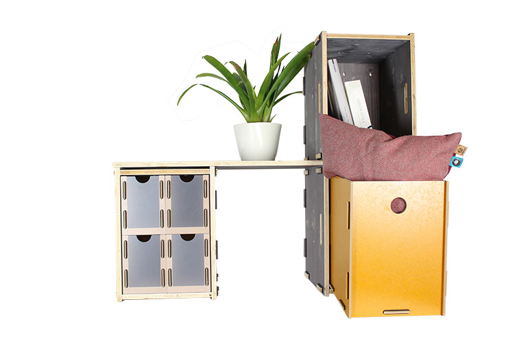 Regalkiste aus MDF-Holz für Regale als Aufbewahrungskiste | WERKBOX Regalsystem