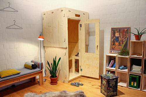 Indoorsauna zum selbst aufbauen